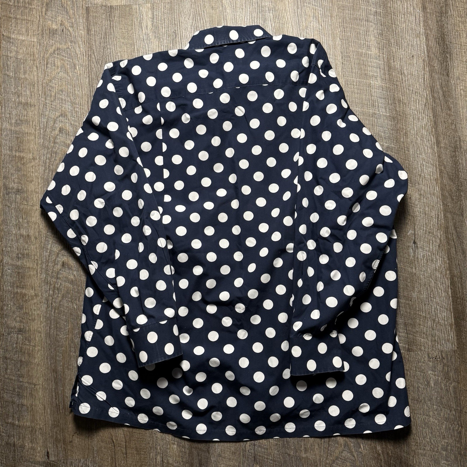 Maus & Hoffman Polka Dot Patterned Button Down Dr… - image 5