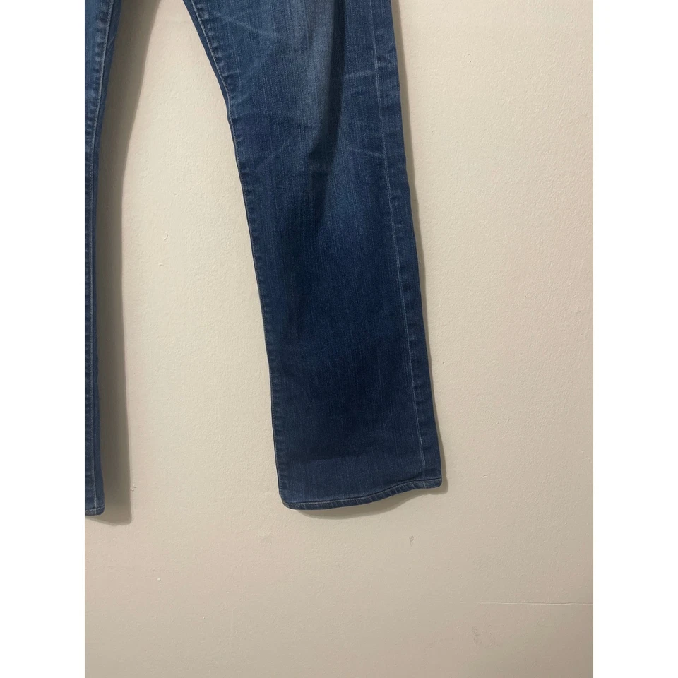 Pantalones de mezclilla rectos relajados AG Adriano Goldschmied Tomboy para mujer talla 32R azul Foto 3 de 4