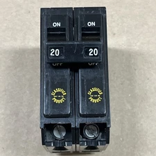 Cutler Hammer CHQ220 Type CHQ Classified Breaker 120/240 VAC 20A 2Pole 10k CHIP