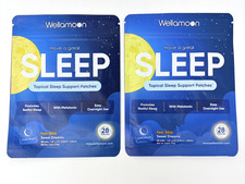 2 Pack FRESH Wellamoon Sleep Patches 28 Count Each Topical Sleep Support 2027