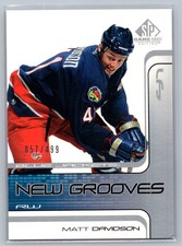 Matt Davidson 2001-02 SP Game Used New Grooves /499 (b) #73