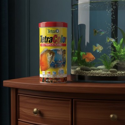 Tropical Flakes, Color Boosting Fish Food, Nutritionally Balanced Diet