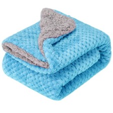 Reversible Sherpa Blanket for Baby, Soft Fleece for Crib, Stroller, Travel