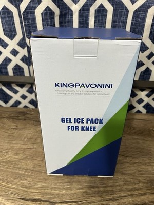 KingPavonini Gel Ice Pack for Knee Reusable Hot Cold Therapy Pain Relief Wrap