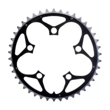 Origin8 Alloy Ramped Chainrings, 94mm x 42t, Black/Silver