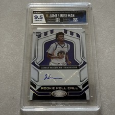 2020-21 Panini Certified Mirror RRC James Wiseman HGA 9.5 Autograph Warriors