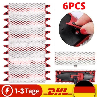 6pcs Ersatz Wischbezug geeignet für Vileda Ultramat 2in1, für Vileda UltraMax DE