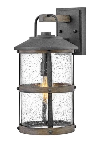 Hinkley Lighting 2684 Lakehouse 17" Tall Open Air Outdoor Wall - Aged Zinc / - Picture 1 of 5