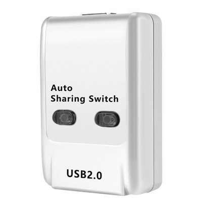 1x (USB 2.0 car sharing 2 port hub adapter switch for 2 PC printer US1174