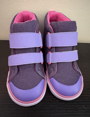 See Kai Run Dean Adapt Unisex Kids US 5 Mid Top Sneakers Purple Pink NEW