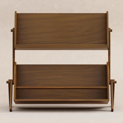 Babyletto Tally Kids Bookshelf & Storage - Natural Walnut, Greenguard Gold