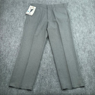 VTG Levis Action Slacks Pants Mens 40x30 (Fits 38x30) Gray Twill Sta-Prest NEW