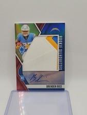 2024 Phoenix Brenden Rice Rookie Silhouettes RC Patch Red Auto #/99