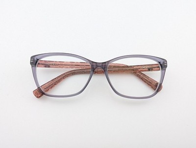 Escada Eyeglasses, Frames Only, Italy, VES A28 04AL, 54-15-140, Clear Gray/Pink