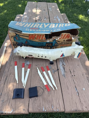 #ad #ad Vtg Remco Whirlybird Motorized Rescue Helicopter Style 712 Original Box AS IS $84.50