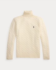 Polo Ralph Lauren Cable Wool-Cashmere Turtleneck Sweater