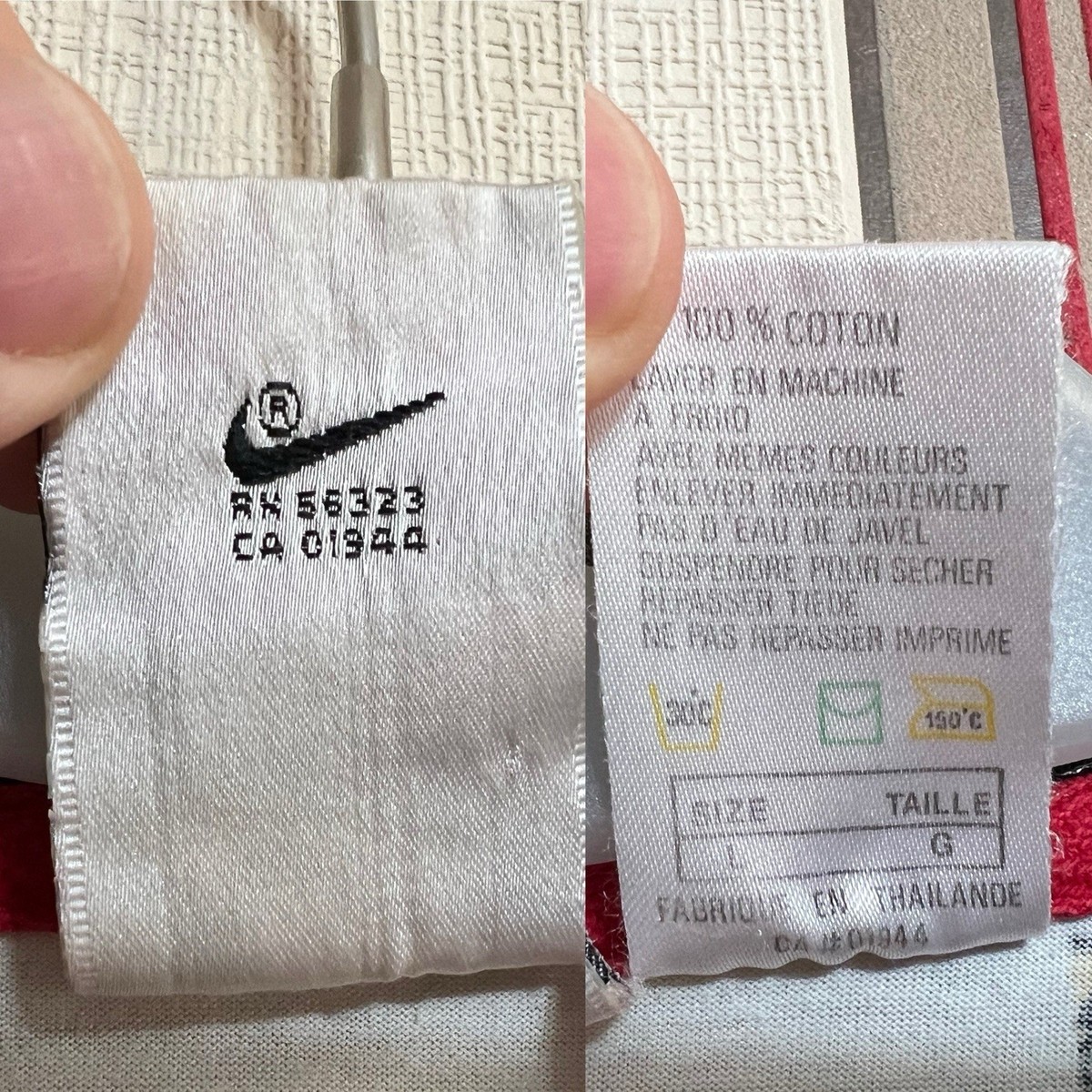 NIKE Challenge Court French Open 1993 R. Krajicek Tennis Shirt Top
