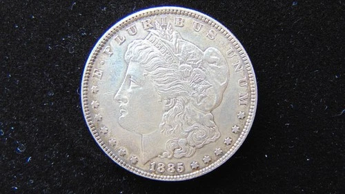 1885 P Morgan Silver Dollar $1 Choice BU Nice Coin #24