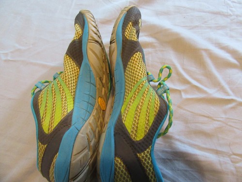 Merrell Women's Pace Glove 2 Running Shoe Lemon Sz 8 - Picture 5 of 7