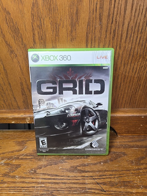 GRID (Microsoft Xbox 360 Racing, 2008) CIB W/ Manual 