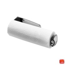 Wall Mount Paper Towel Holder Brushed Stainless Steel Silver 13.1" Width