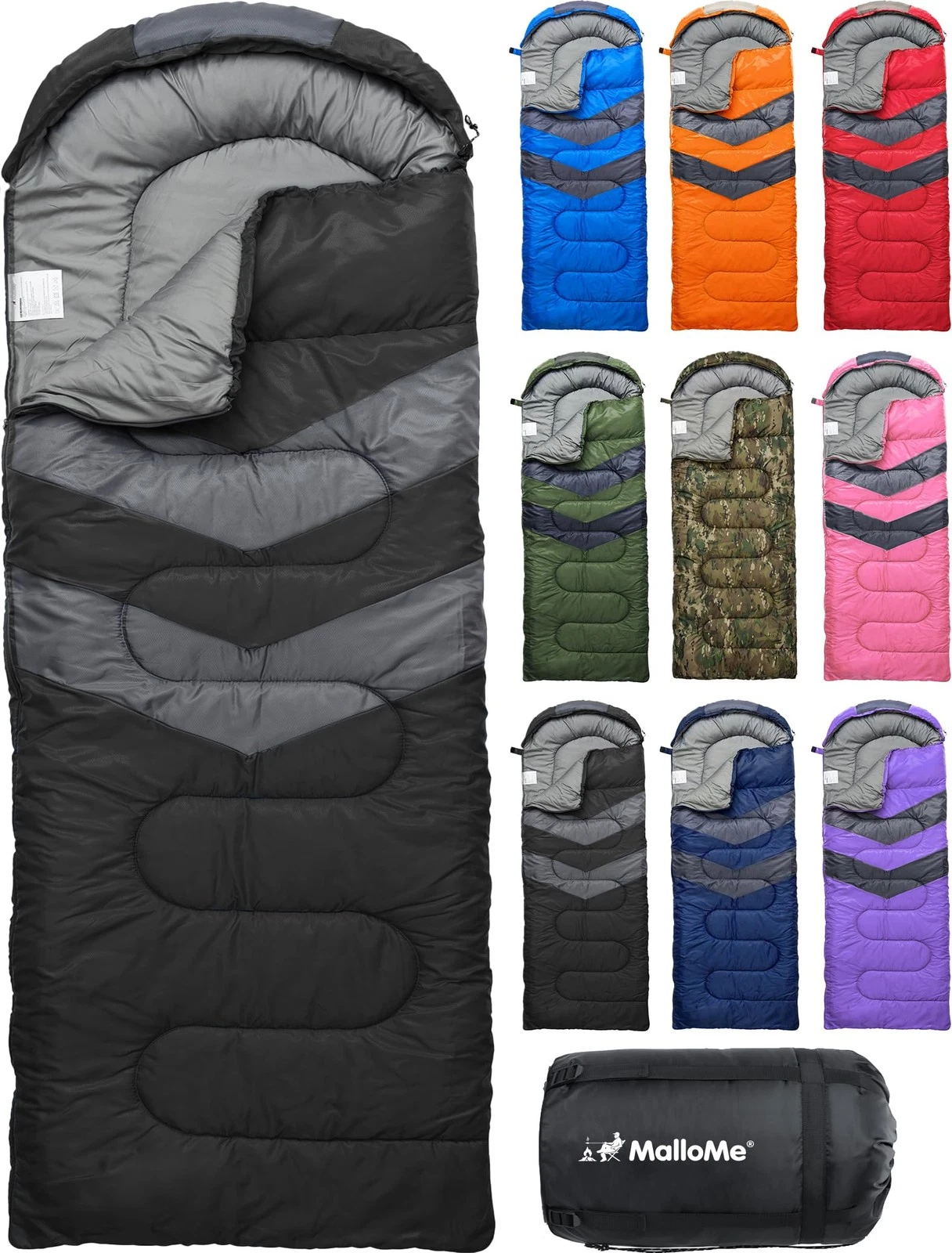 Sleeping Bag Outdoor Sleeping Bag Adult and Kids Sleeping Bag Winter, Schl...