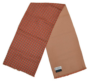 Men's Tuxedo Opera Scarf Double Sided Silk / Wool England for USA Boutique VTG