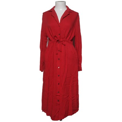 Fragile, Blusenkleid, Größe: M, Rot, Viskose, Einfarbig, Damen #X1E