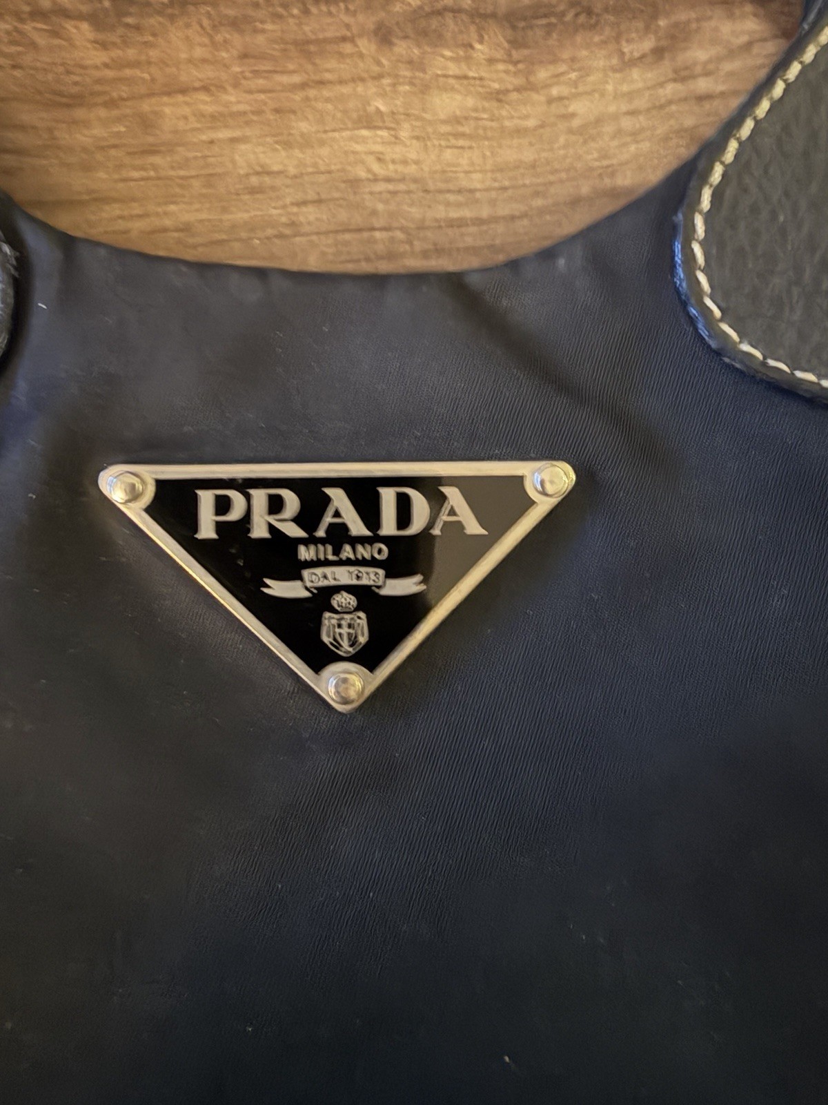 Prada Nylon Top Handle Bag With Matching Wallet thumbnail 2