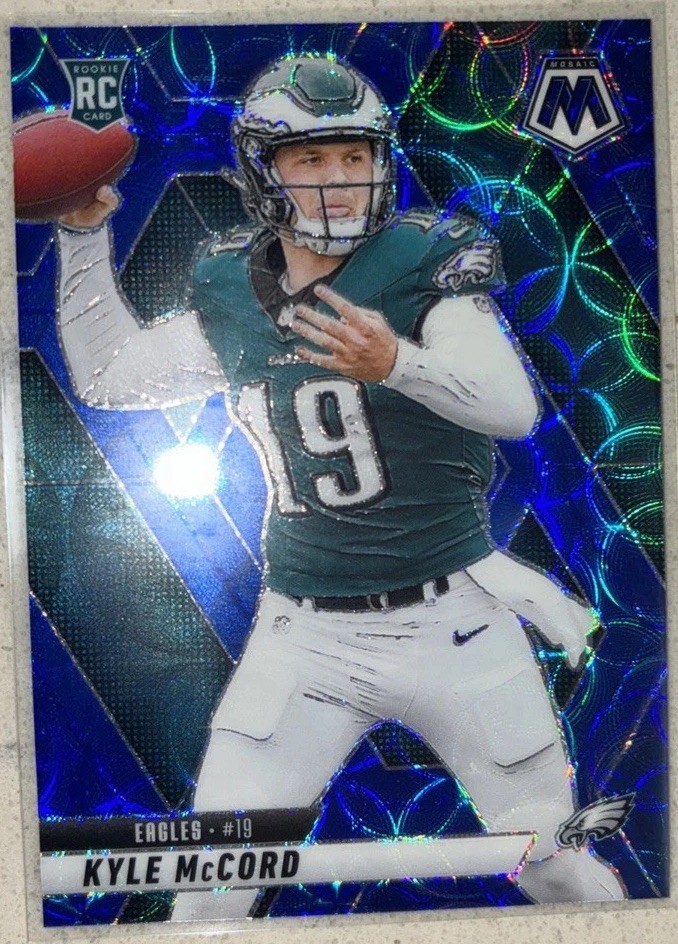 Kyle McCord Mosaic Blue Scope Card RC #352 Panini Prizm 2025 (Rare, Mint)