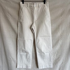 Womens Everlane The Straight Leg Crop Pant Sa...