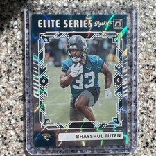2025 PaninI Donruss Bhayshul Tuten Elite Series RC Insert 🏈Jaguars🏈 #EST-BTN