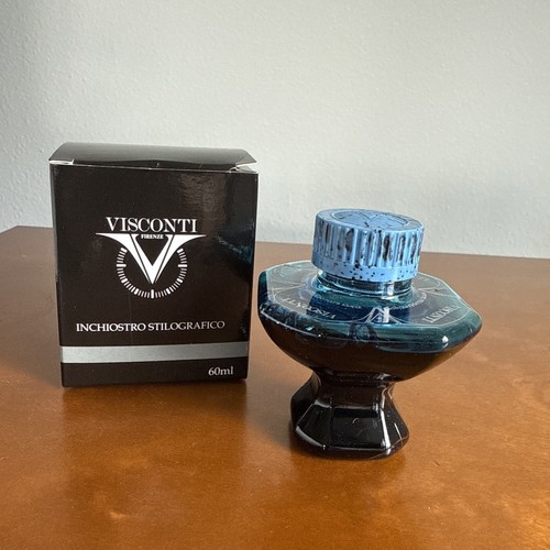 Visconti Füllfederhalter 60 ml türkis blau teilweise gebraucht
