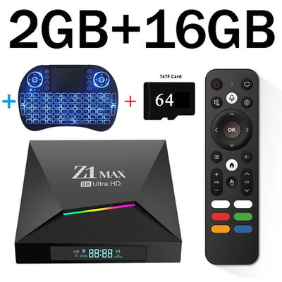 Z1 Max Android 15 Smart TV Box Allwinner H618 Quad Core 4G 5G Dual