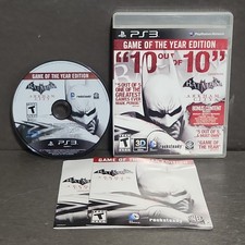Batman Arkham City Game of the Year PS3 Complete PlayStation 3