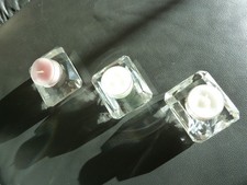 3x Swarovski Original Kristall Kerzenhalter Höhe ca. 5 cm