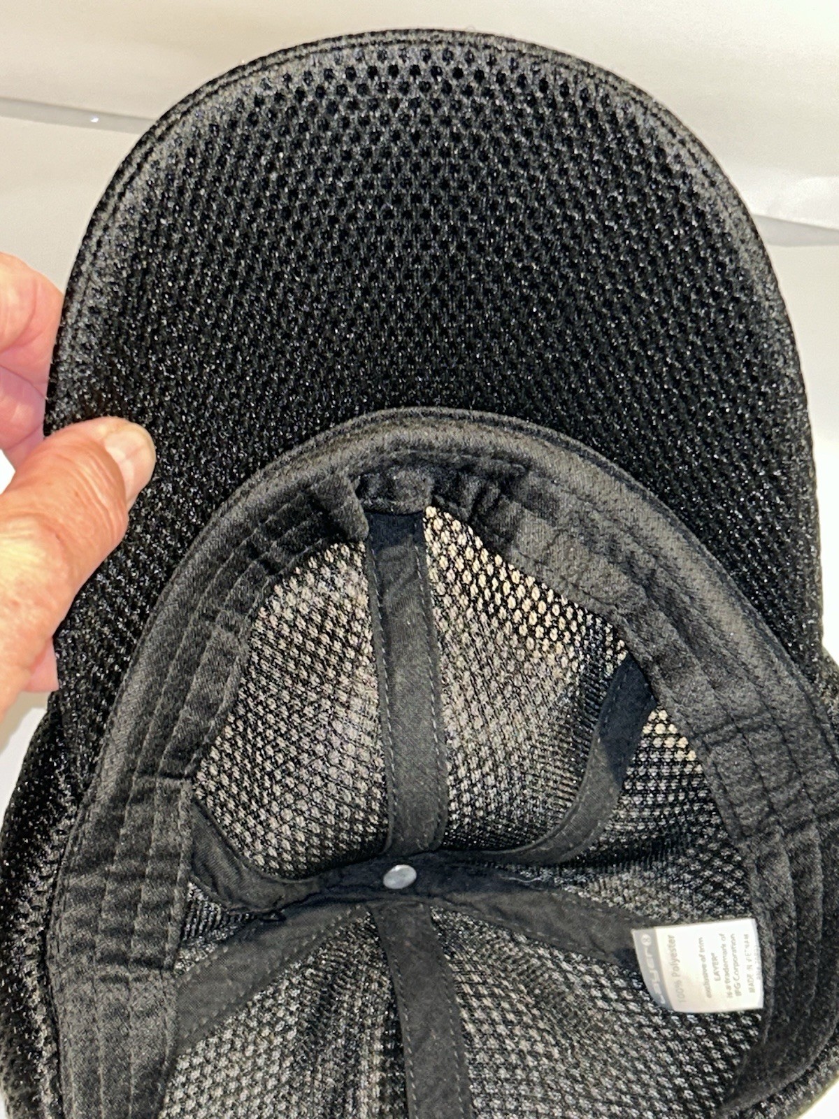 LAYER 8 RUNNING HAT CAP ADJUSTABLE STRAPBACK BLAC… - image 10