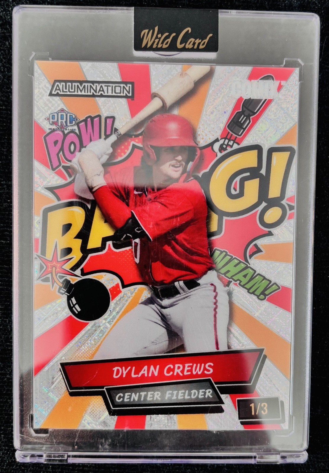 2024 Wild Card Alumination Just the Hits Baseball Dylan Crews Shimmer Comix 1/3