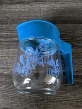 GEMCO RARE CORFNFLOWER BLUE CLEAR CREAM PITCHER PREOWNED FREE USA SHIPPING