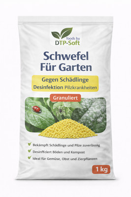 1kg Schwefel Für Garten Gegen Schädlinge Desinfektion Pilzkrankheiten Granuliert