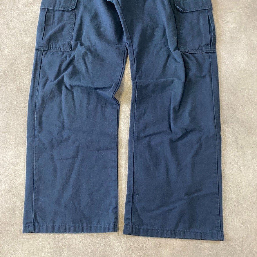 Dickies Cargo Trousers Mens 34" Carpenter Workwear Utility Canvas Pants, Navy image 9