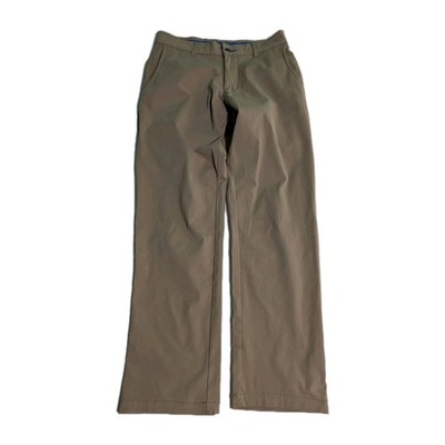 Twillory Dress Pants Men 30 x 30 Khaki Tailored Fit Performance Technical Fabric