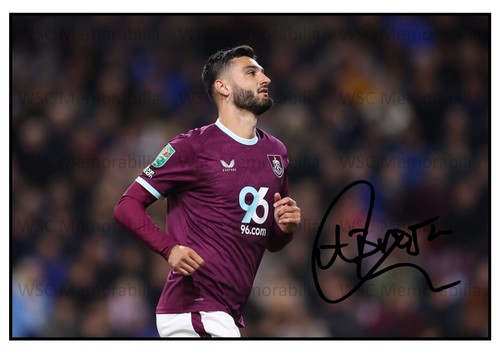 11190. Armando Broja Signed Pictures (A4 Prints) Burnley Chelsea Everton etc.