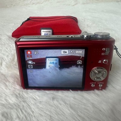 【used品】Panasonic LUMIX DMC-TZ7 Panasonic LUMIX DMC-TZ7 Digital Camera Red 12x Zoom Tested