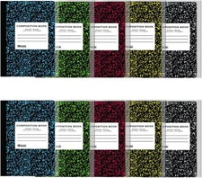 BAZIC Mini Marble Composition Book, 4.5 x 3.25 Inch, 80 Sheets - Pack of 2