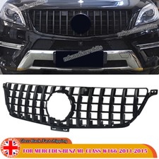 GT PANAMERICANA FOR MERCEDES BENZ ML W166 GRILL GRILLE GLOSS BLACK 2011-2015 UK