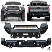 For 2016-2023 Toyota Tacoma Vijay New Frontrear Bumper Wwinch Plateled Lights