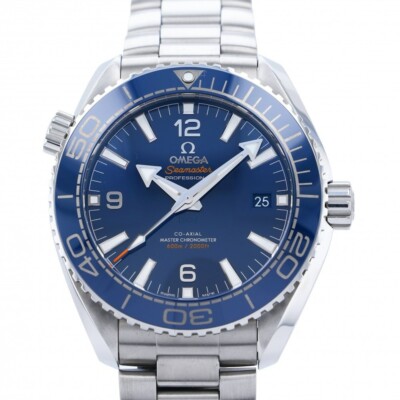 Omega Seamaster Planet Ocean 43.5MM Blue 215.30.44.21.03.001 New with Box Papers