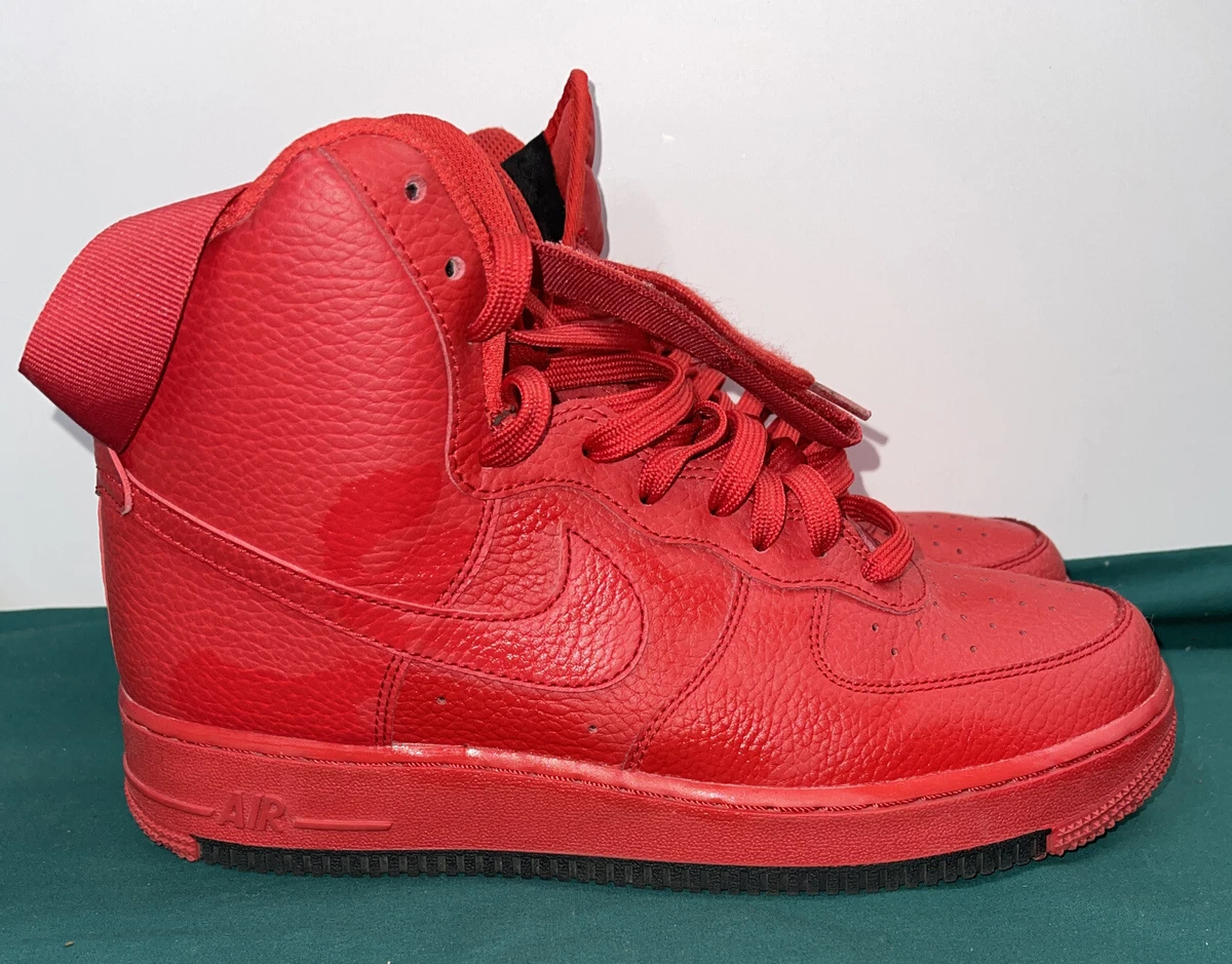 Air Force 1 High 'University Red Black' - Nike - AO2440 600 - university red/university  red-black