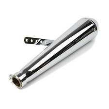 Exhaust Cafe Racer Cone for Moto Guzzi V7 Racer/ Special/ Stone chrome